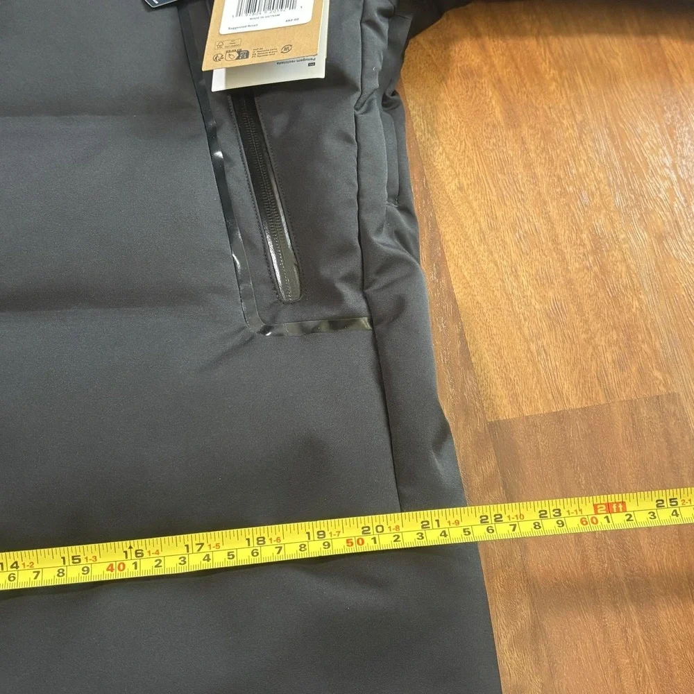 NWT The North Face Jacket Mens Medium Black Cirque Down 550 Hooded Puffer Zip